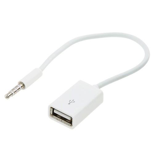 Cáp chuyển đổi âm thanh đầu cắm 3.5mm sang cổng USB 2.0