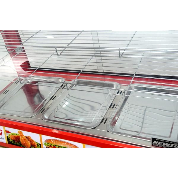 Tủ giữ nóng thức ăn 3P giữ nóng thức phẩm chiên rán giòn thơm NEWSUN - Hàng chính hãng