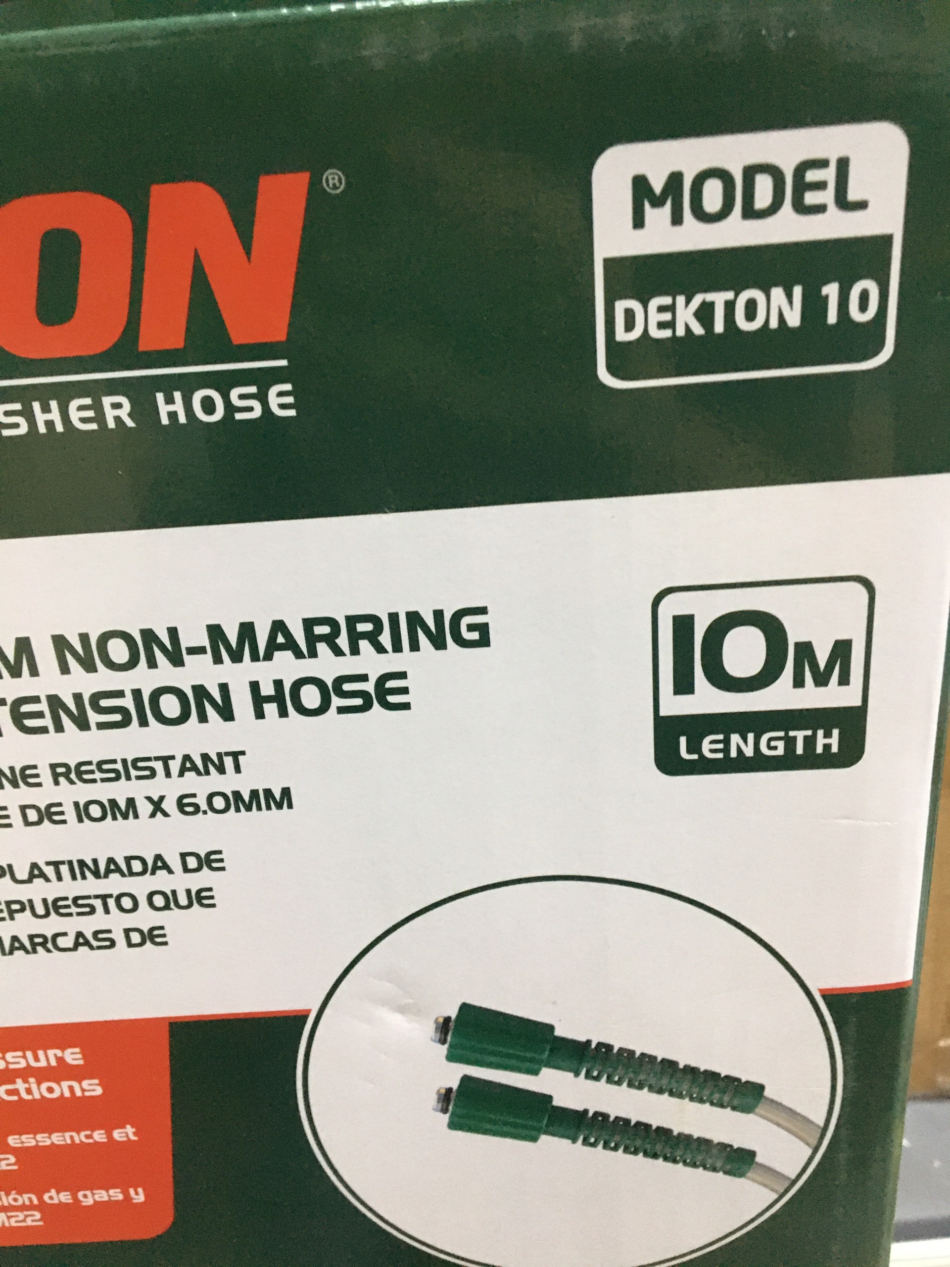 Dây xịt rửa áp lực cao Dekton 10M - 15M - 20M
