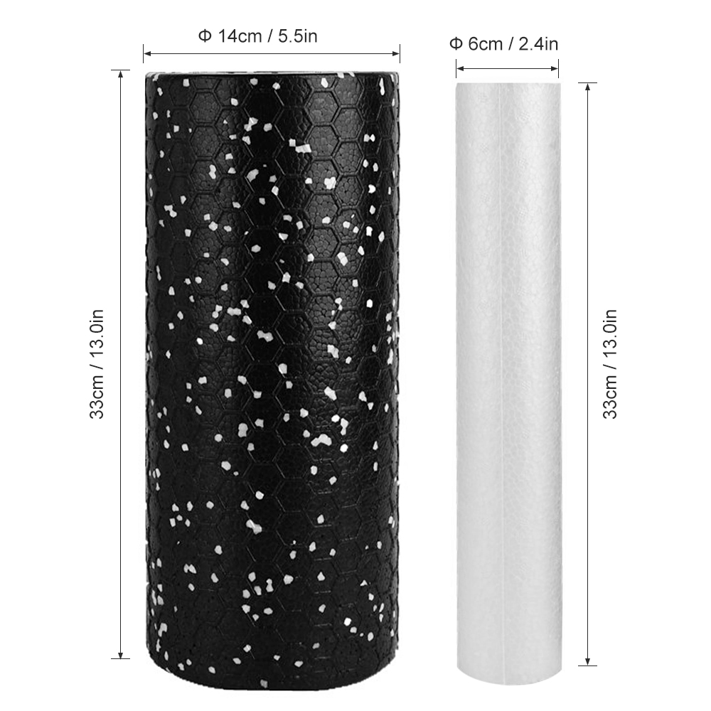 Set 2 con lăn bằng xốp EVA với 2 mức độ khác nhau giúp giảm căng cơ, đau nhức trong hoạt đọng thể dục