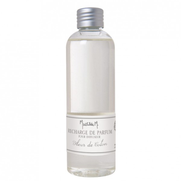 Bộ Khuếch Tán Nước Hoa Mathilde M Room fragrance diffuser Marie Antoinette White - Fleur De Coton 200ml