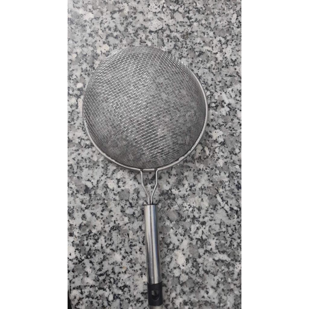 Rây Lọc 2 Lớp Siêu Mịn Chất Liệu Inox Cao Cấp viền 14