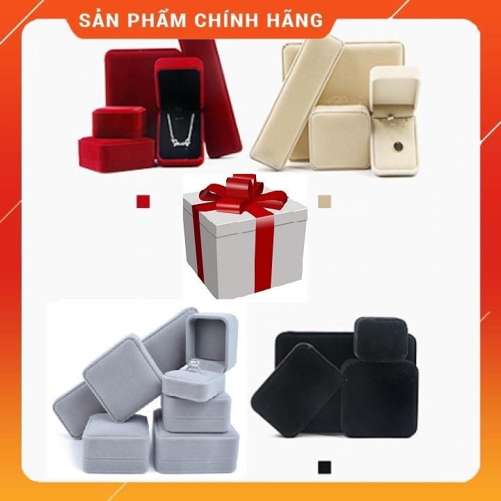 Hộp đựng trang sức Mặt tượng hộp nhung dây chuyền trang sức Hàng chất lượng cao