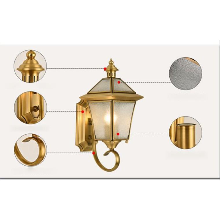 Đèn tường đồng kính BLIT dùng cho trang trí nhà cửa, quán cafe