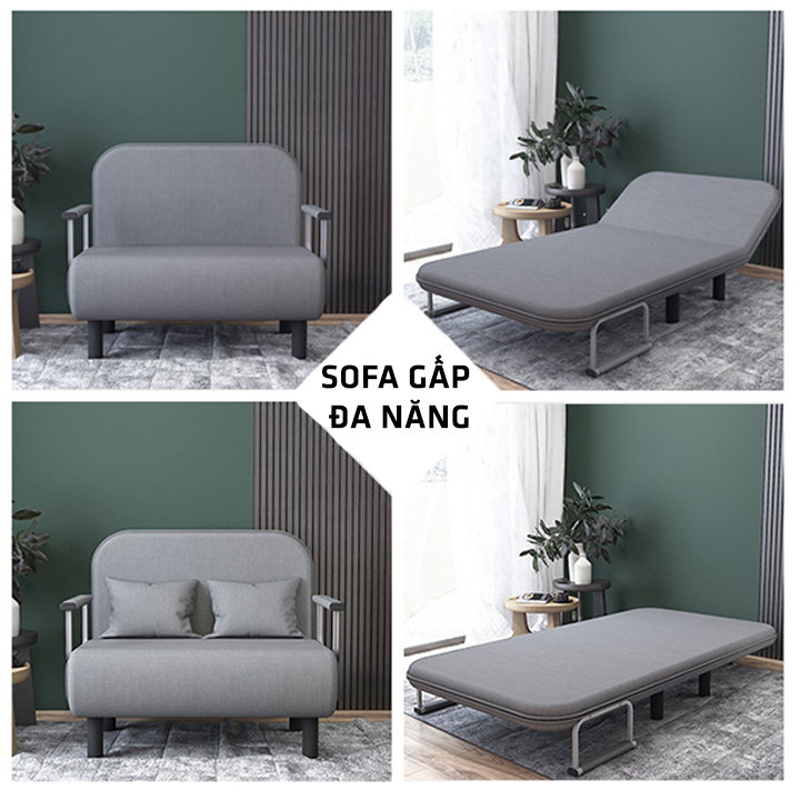 Ghế Sofa Giường Thông Minh Hapo Di Động, Ghế Giường Lười 2 Trong 1 Gấp Gọn Siêu Tiện Lợi