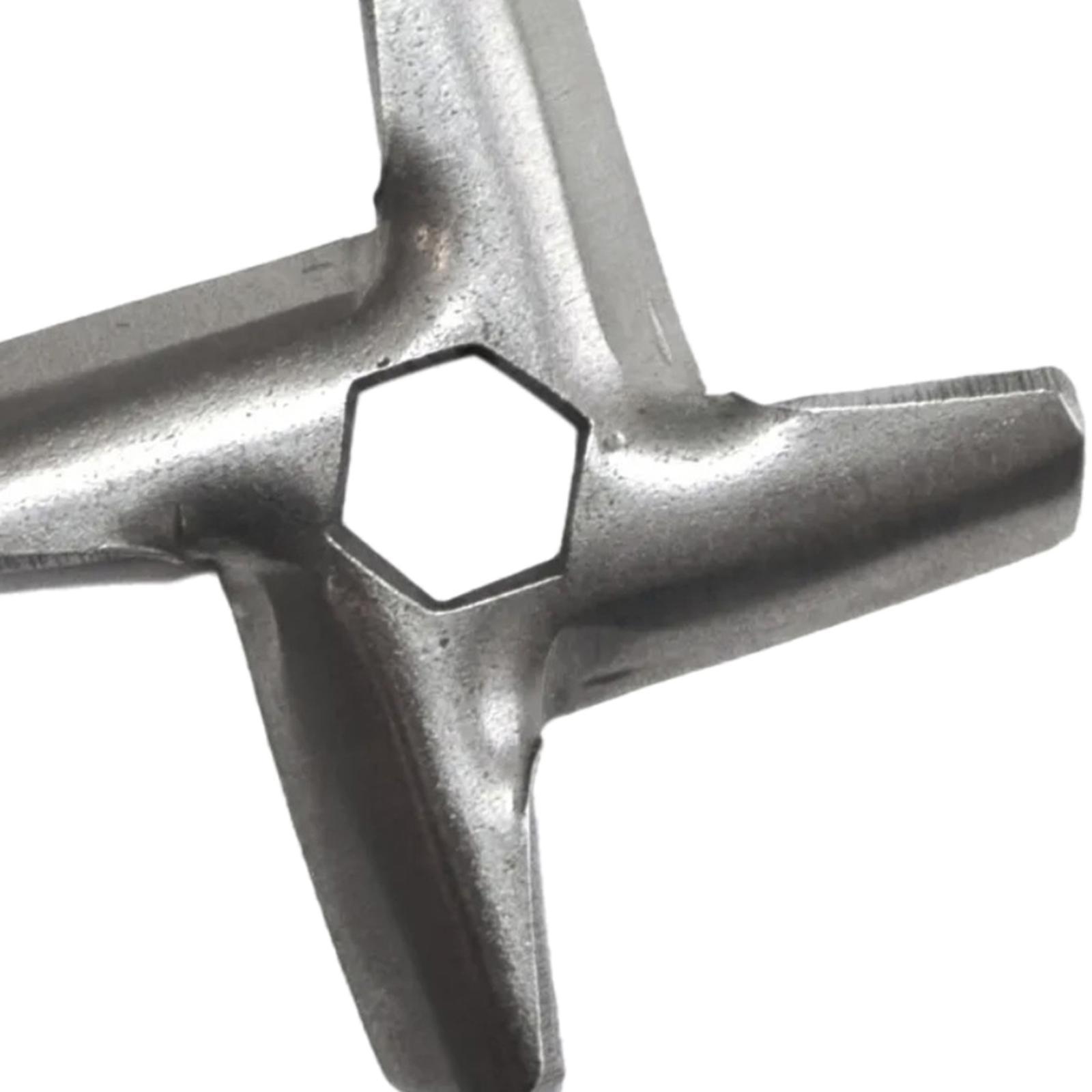 Food Meat Grinder Blade Cutter Easy to Install Duable Spare Part Stainless Steel for Mixers Grinding Electric or Manual Grinder Accessories