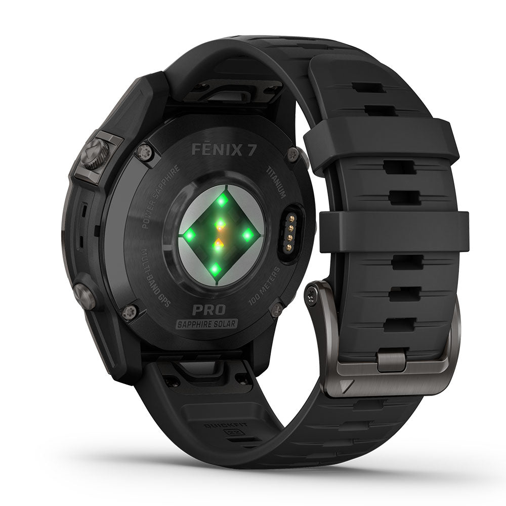 Đồng hồ Thông Minh Garmin fēnix 7 Pro Sapphire Solar (Black) - Hàng Chính Hãng