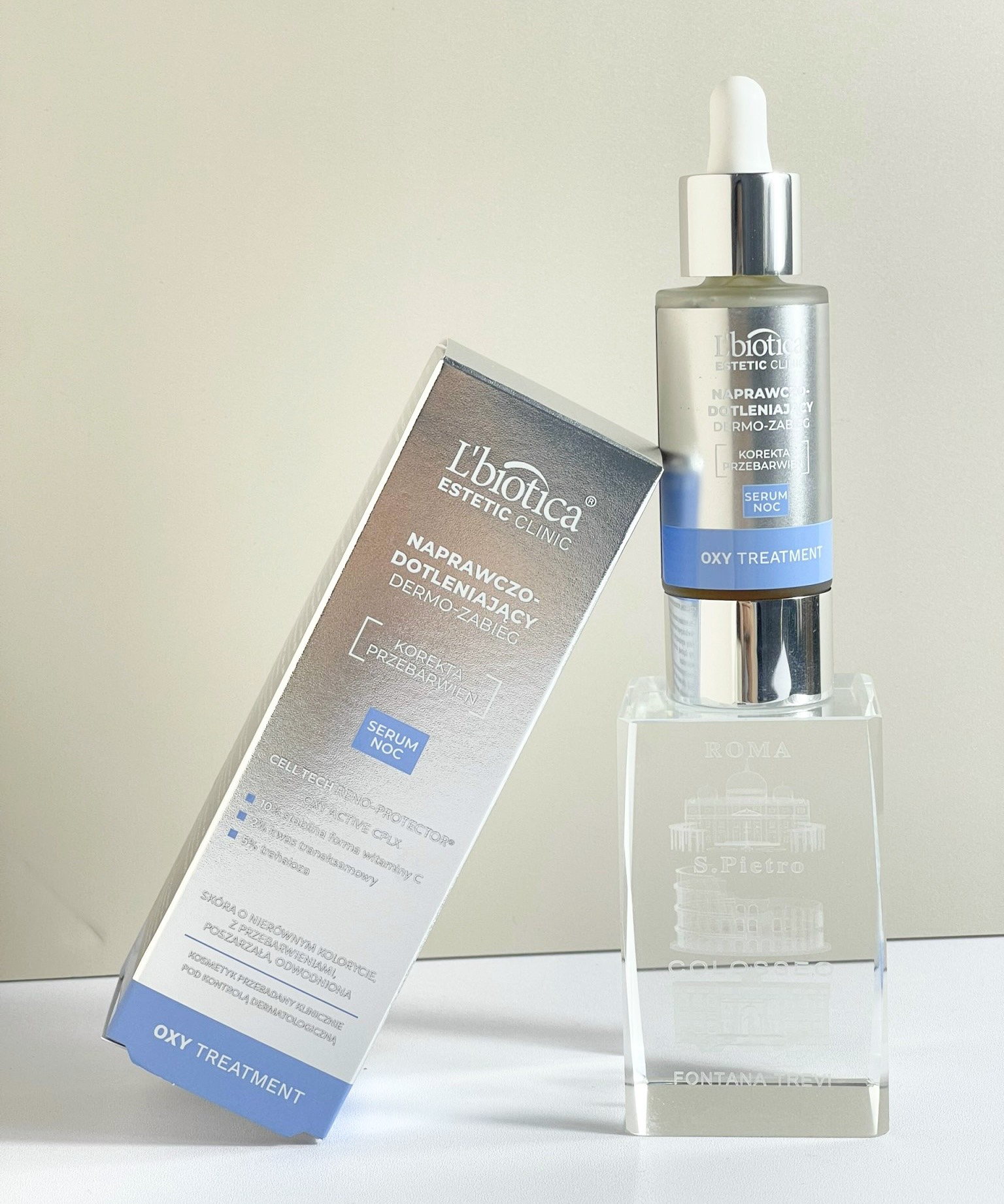 Sản phẩm serum dưỡng da ban đêm L'biotica Estetic Clinic Oxy