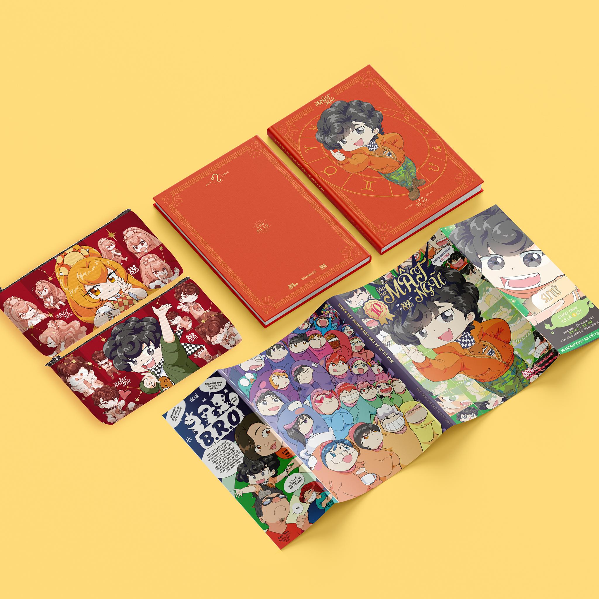 Sách - Lớp Học Mật Ngữ - Tuyển Tập Đặc Biệt Kỷ Niệm 10 Năm THE BEST - Tuyển Tập Sư Tử Nam - Tặng Kèm Túi Đựng Dụng Cụ Học Tập Lớp Học Mật Ngữ