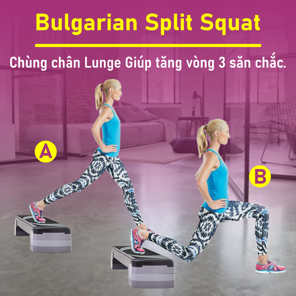 BG Bục dậm nhảy tập aerobic step size 78cm giảm cân toàn thân hiệu quả mới 2020