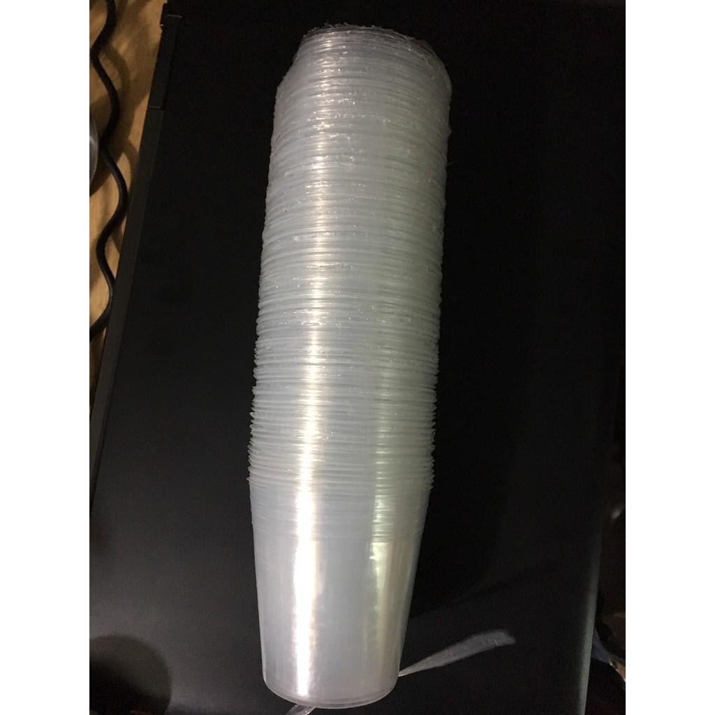 100 chậu nhựa dẻo trồng hoa lan đường kính 3.5 inch 9cm