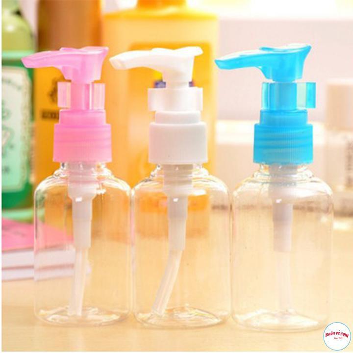 Lọ Chiết Mỹ Phẩm Dạng Vòi 50ml Trong Suốt Thiết kế Sang Trọng 00051