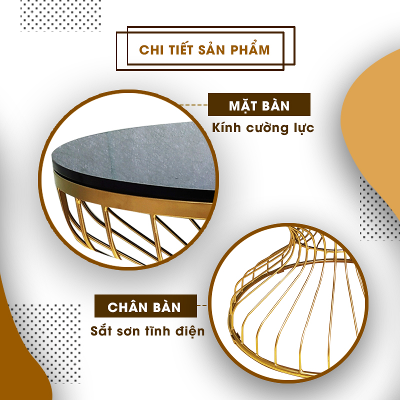 Bàn sofa ( hình dáng kim cương)