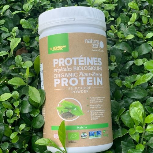 BỘT PROTEIN THỰC VẬT HỮU CƠ NATURE  ZEN CAO CẤP - VỊ MATCHA 454g