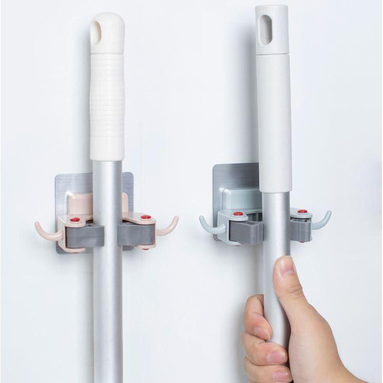 Móc Dán Tường Giữ Cây Lau Nhà,Chổi Chịu Lực Tốt Không Thấm Nước