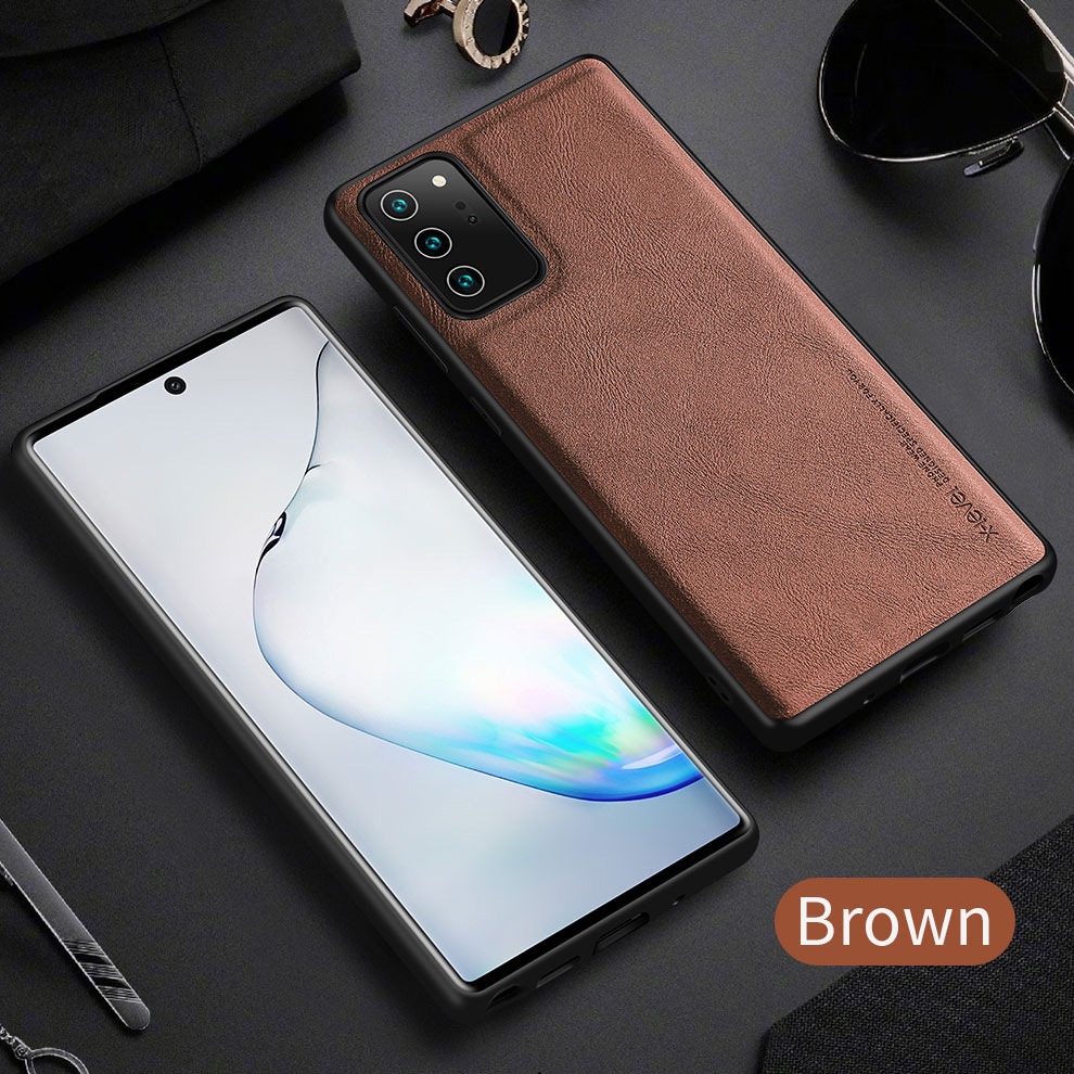 Ốp Lưng X - Level Da Dành Cho Samsung Galaxy A13 - A23 - A33 - A53 - A73 Viền Đen Dẻo - Hàng Nhập Khẩu - Nâu - Galaxy A23
