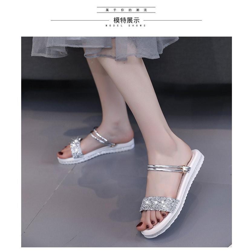 DÉP NỮ | SANDAL NỮ 2 KIỂU ĐI ĐÍNH CƯỜM