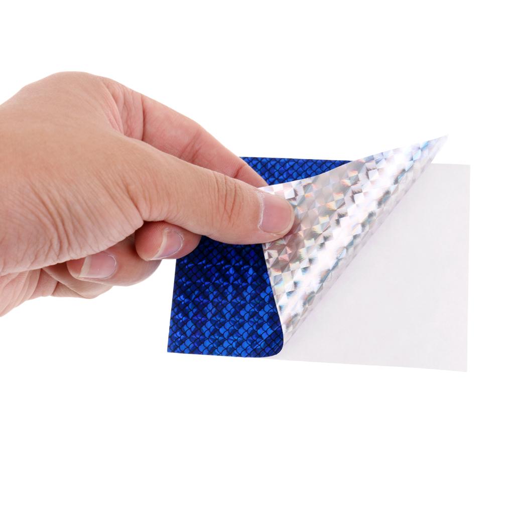DIY Fishing Lure Outer Scale Reflective Tape Fishing Tackle Craft