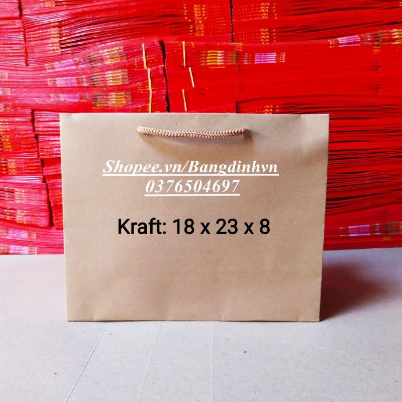 50C TÚI GIẤY KRAFT XI MĂNG - TÚI ĐỰNG QUÀ - TÚI QUÀ TẶNG