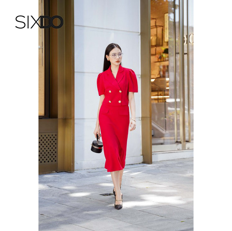 Áo vest ngắn tay dáng lửng SIXDO