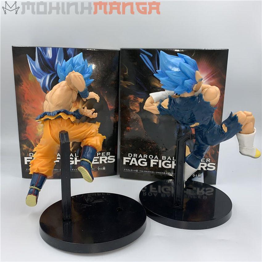 Combo 2 mô hình nhân vật Son Goku và Vegeta Blue Dragon Ball Bảy Viên Ngọc Rồng Songoku Super Saiyan God Siêu Xayda