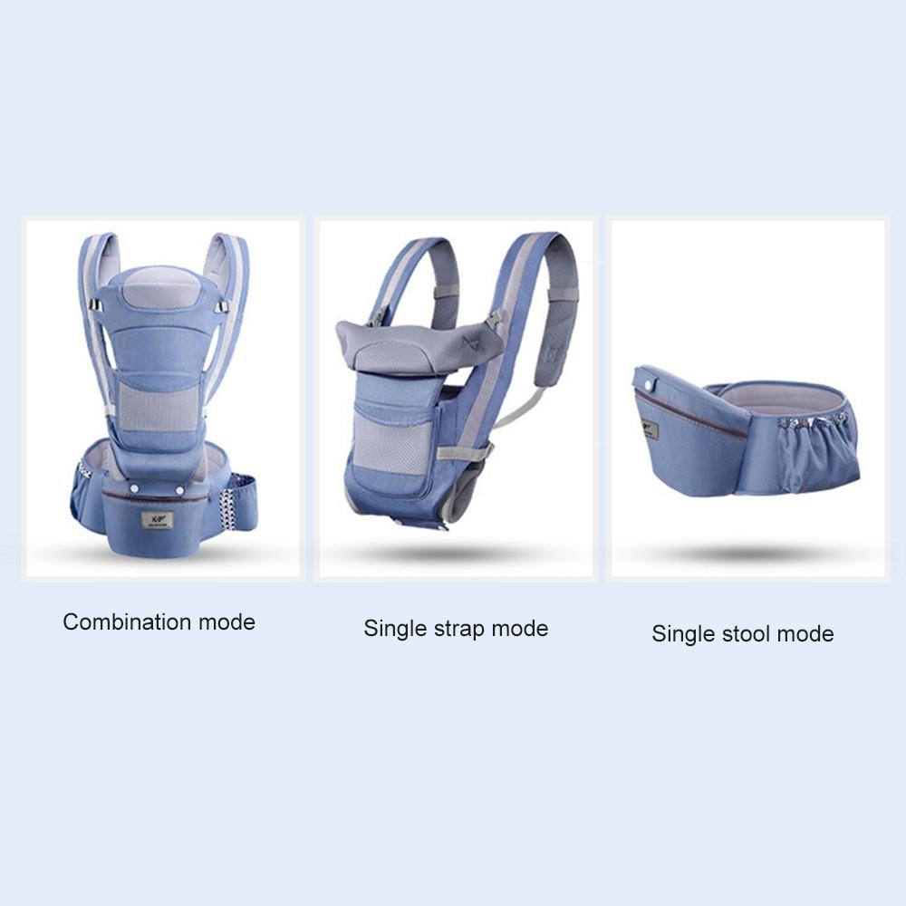 Công Thái Học Cho Bé Ba Lô Tàu Sân Bay Đệm Trước Ngồi Kangaroo Quấn Bé Sling Du Lịch Đa Năng Cho Trẻ Sơ Sinh 0-48M Túi Cho Bé