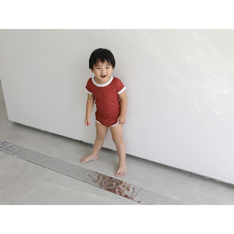 Bộ Cộc Tay, Bộ Viền Thun Tăm Minkymom 2021