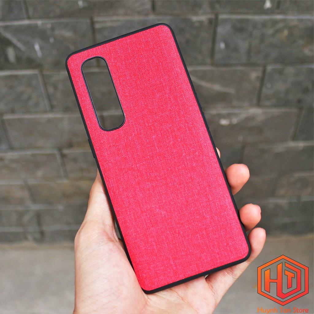 Ốp lưng Find X2 Pro vân vải Jean chống sốc, nhiều màu