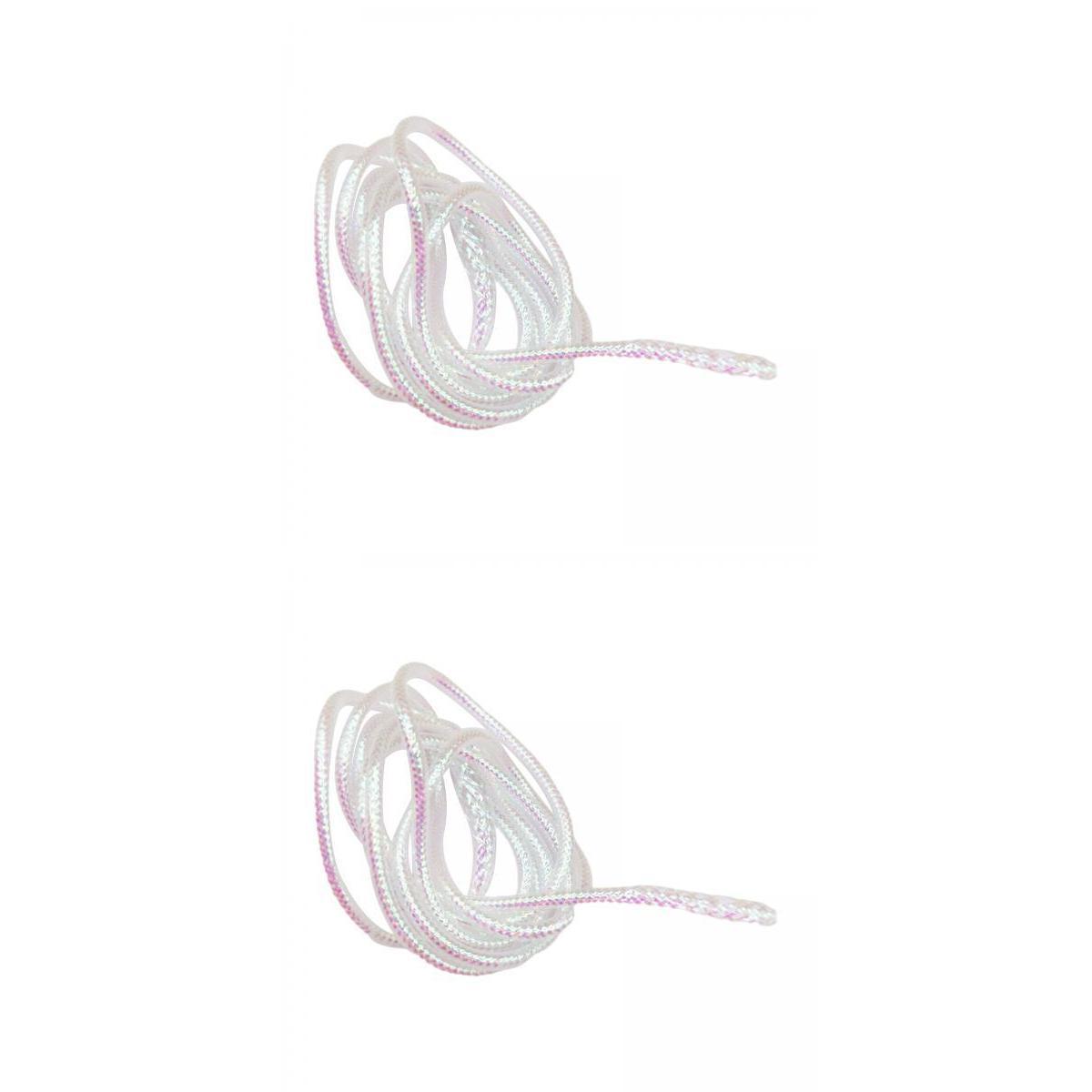 2x Mylar Braid Tubing Pearlescent Fly Tying Material Fishing DIY Tool