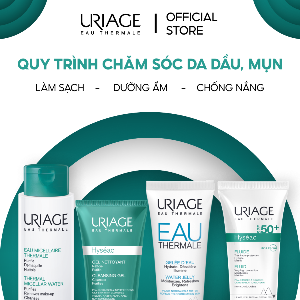 Sữa chống nắng cho da dầu, mụn URIAGE HYSÉAC SPF50+ UVB+UVA FLUIDE 50ml