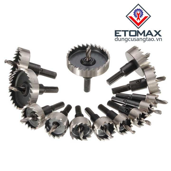 Mũi khoan khoét lỗ HSS cao cấp bộ 13 chiếc