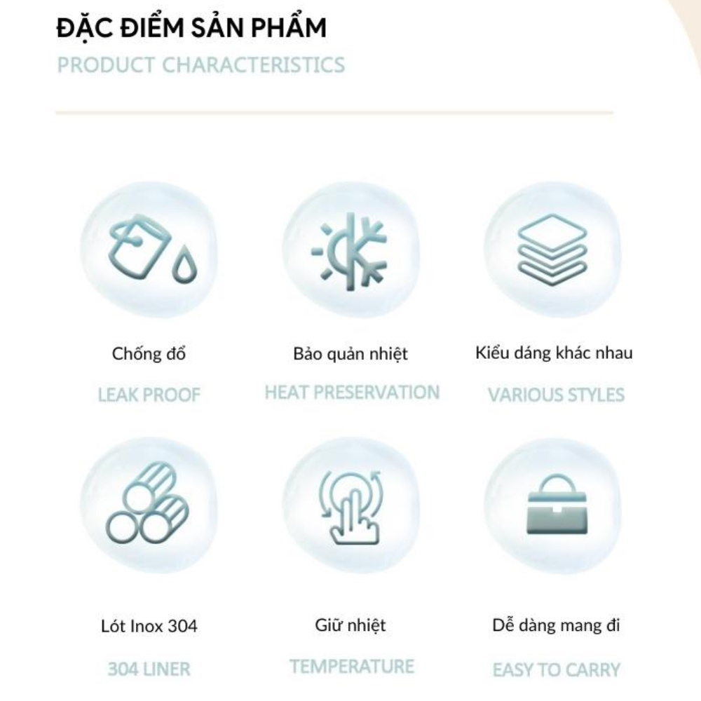 Ly giữ nhiệt cao cấp, cốc giữ nhiệt Iced Americano thể tích 600ML