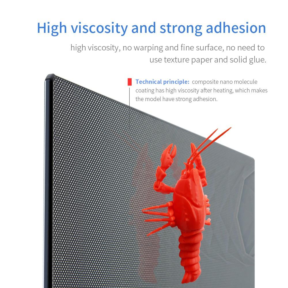 Tấm kính nền tinh thể Carbon Silicon Crystal Platform Glass Plate cho máy Ender 3 Max 310*320*4mm
