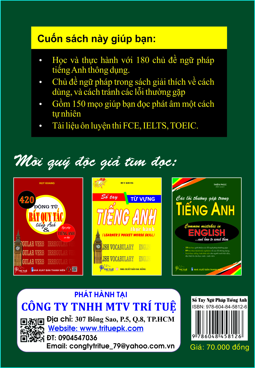 Sổ tay Ngữ pháp tiếng Anh thực hành