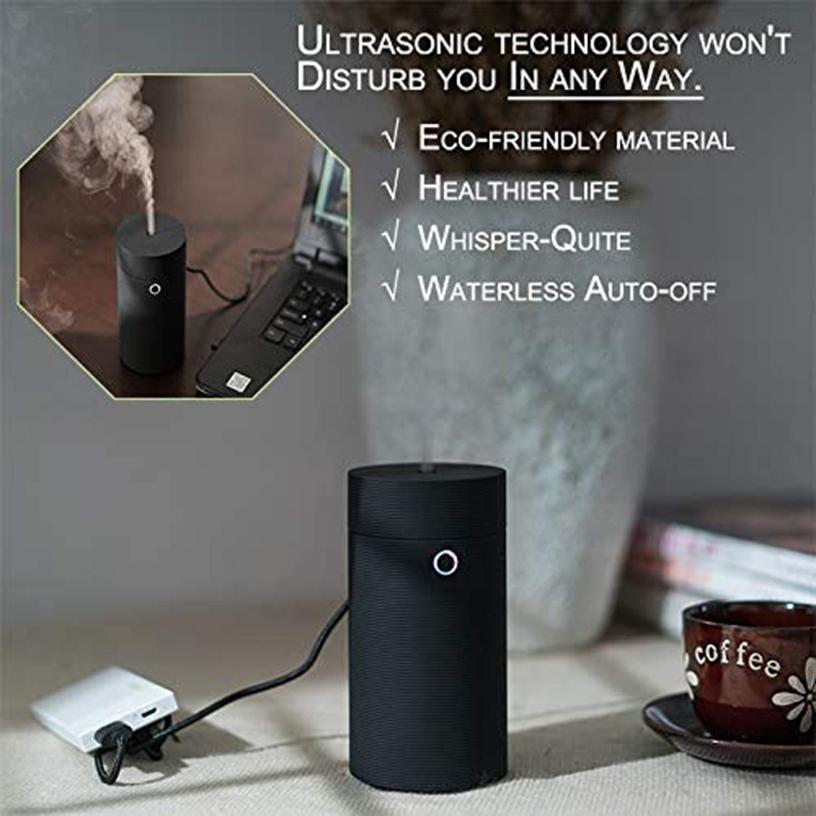 USB Car Humidifier, Mini Portable Humidifiers Air Purifier Quiet Operation