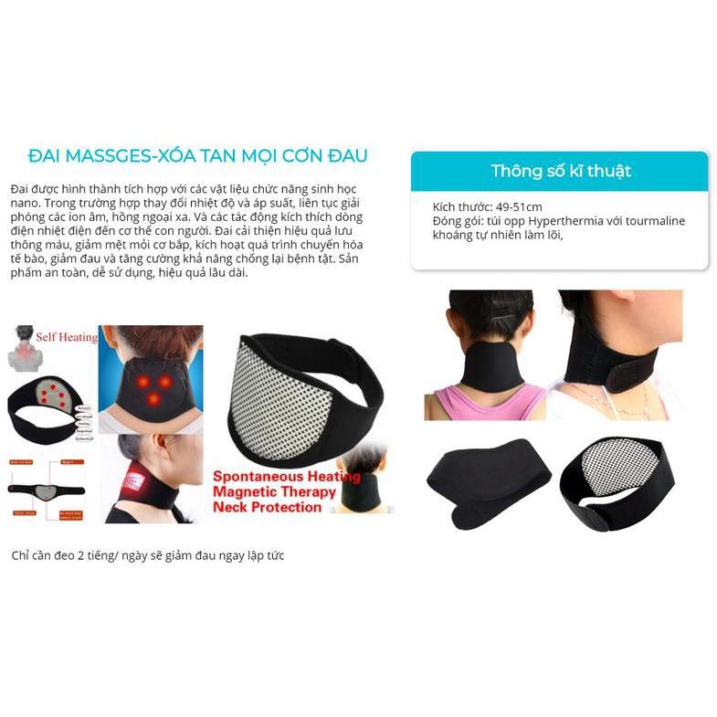 ĐAI MASSAGE CỔ LƯU THÔNG MÁU XOA DỊU CƠN ĐAU BẢO VỆ ĐỐT SỐNG CỔ - ShopToro - AsiaMart