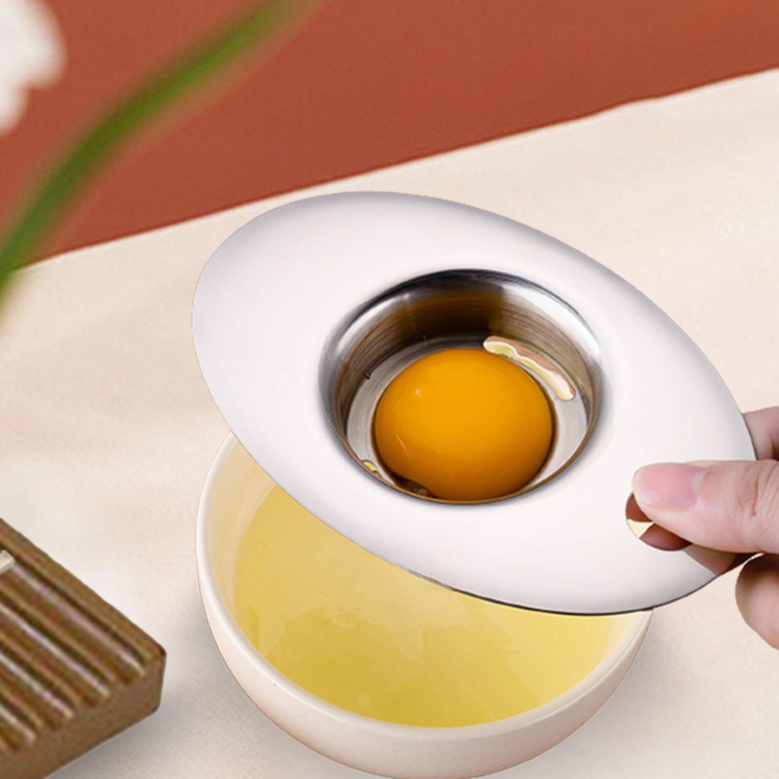 Egg Separator Sturdy Kitchen Gadget Egg White Yolk Sifting Filter for Baking