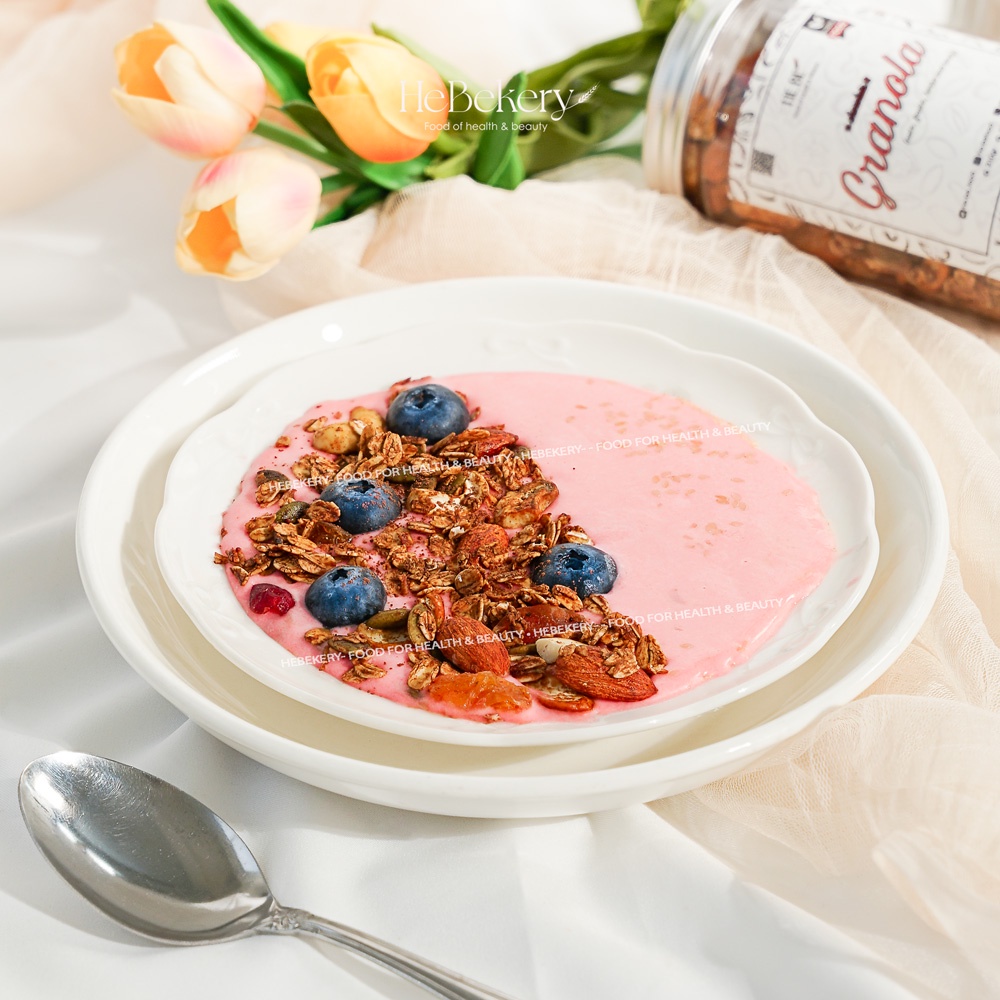 Granola Truly Healthy HEBEKERY by HEBE - Ngũ Cốc Dinh Dưỡng Lành Mạnh Tự Nhiên - Vị Choco