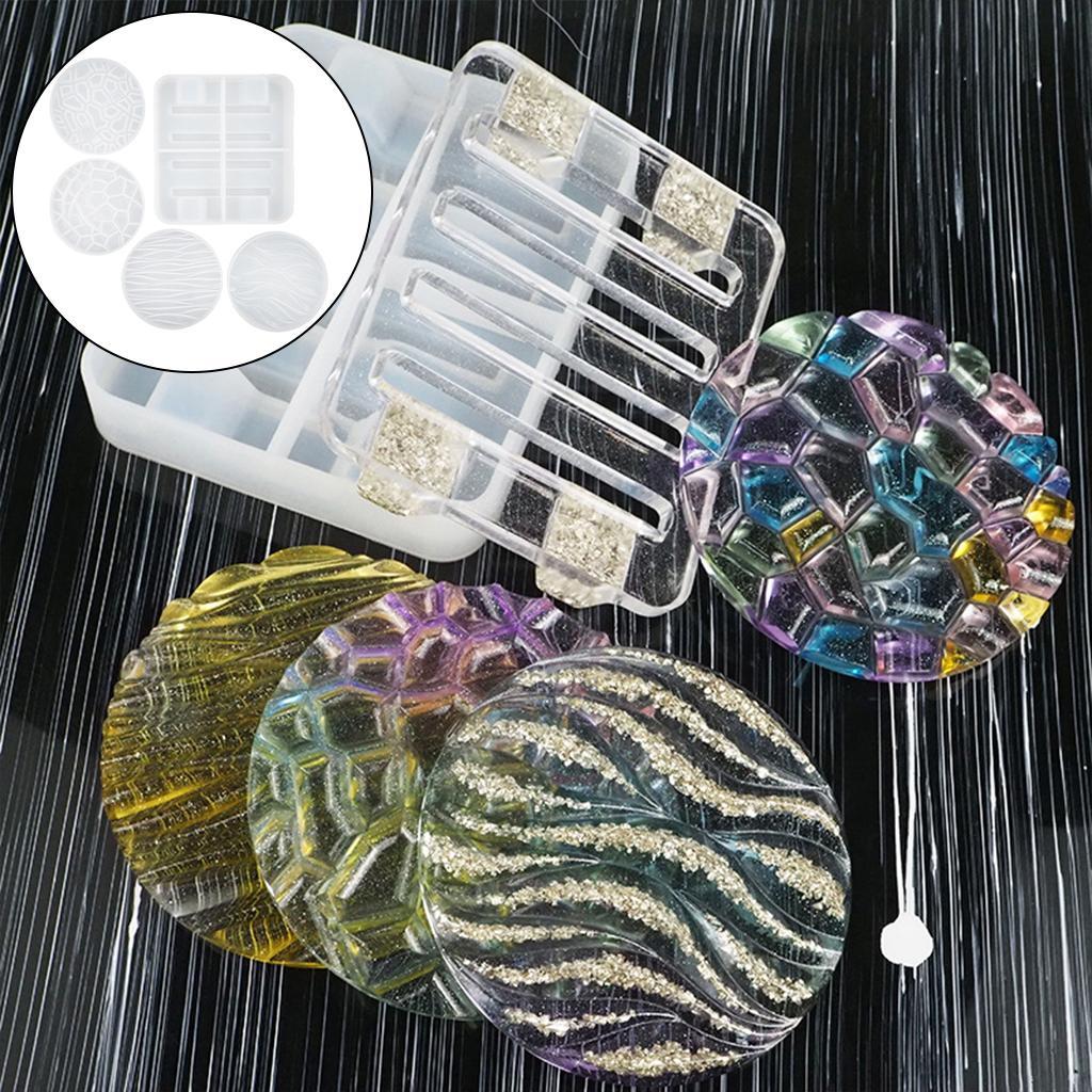 Clear Coaster Tray Bowl Pads Mould for DIY Storage Decorative