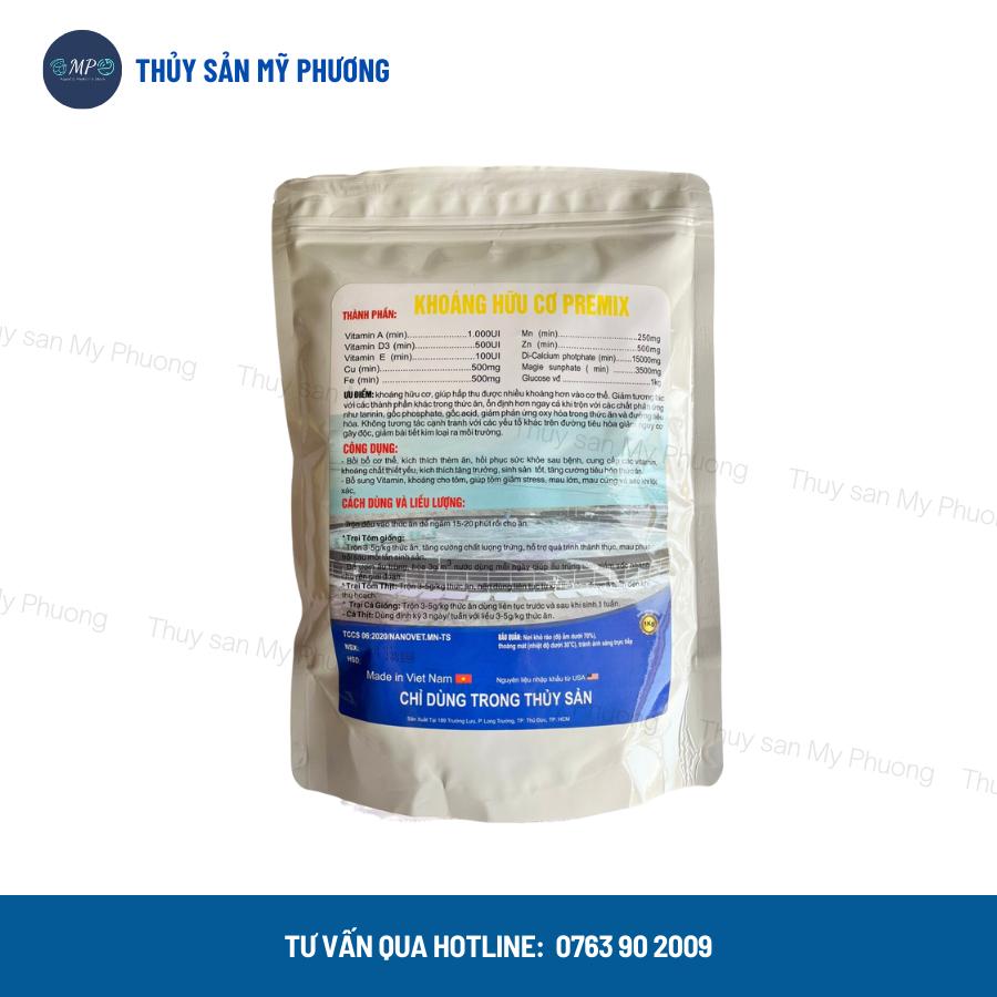 Khoáng trộn hữu cơ kích thích lột ngừa đục hoại tử cơ Bcomplex tăng cơ chắc thịt nặng cân tôm thẻ cá lươn ếch ốc ba ba