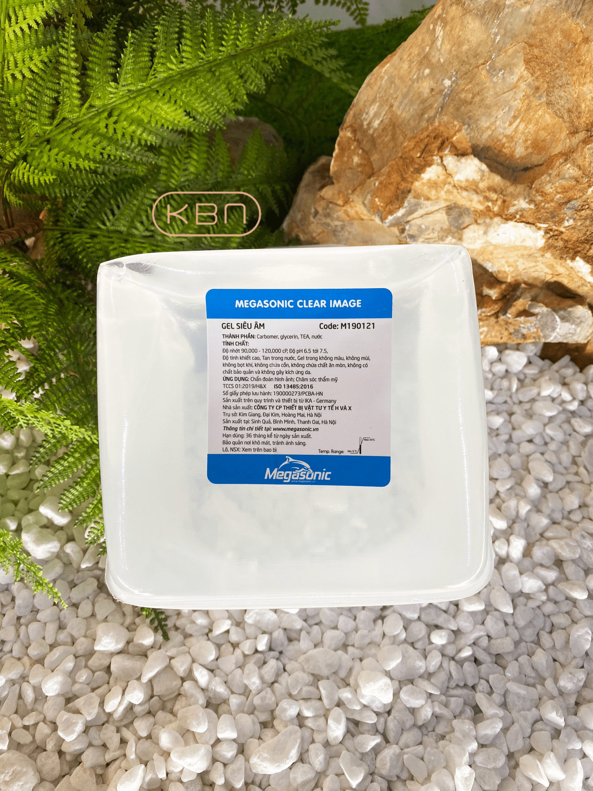 Gel Lạnh Triệt Lông Siêu Âm Chẩn Đoán Hình Ảnh Công Nghệ Germany MEGASONIC 5000ml