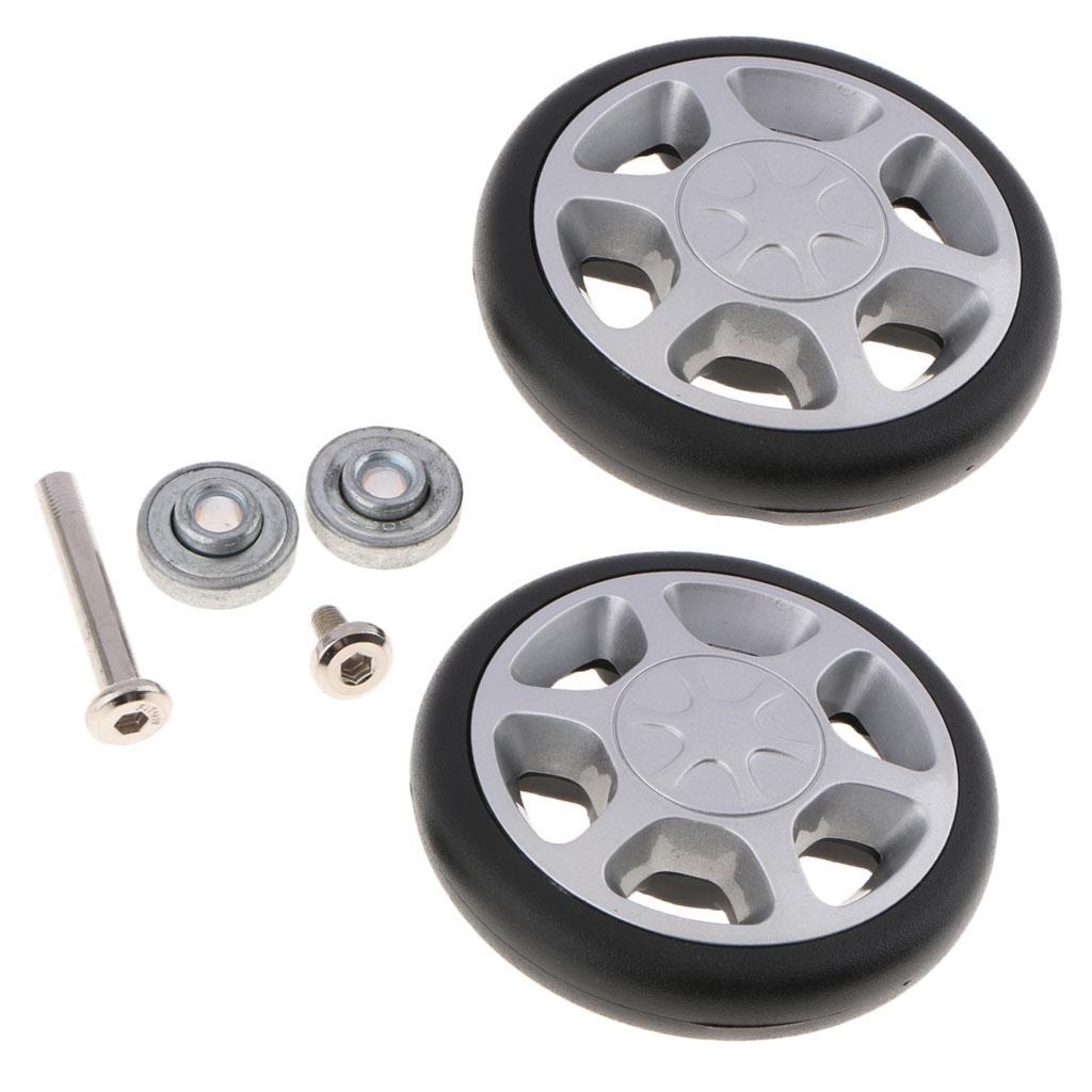 1 Set Luggage Wheels Replacement Suitcase Trolley Case DIY Casters 8218A-A
