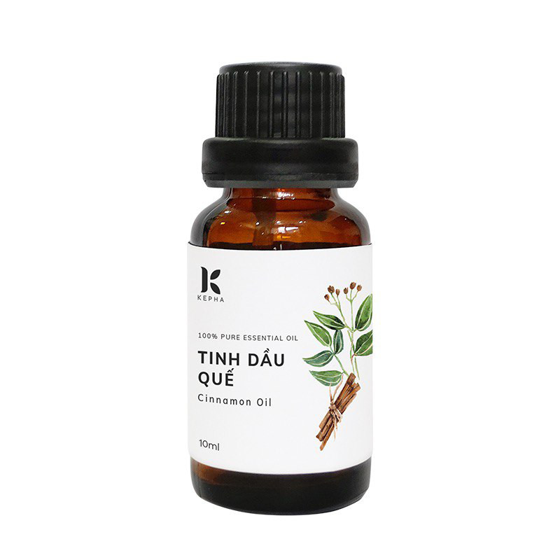 Tinh dầu Quế Kepha 10ml - Cassia Essential oil - Đảm bảo nguyên chất 100% - Giúp khử mùi, lau nhà, giúp sạch không khí