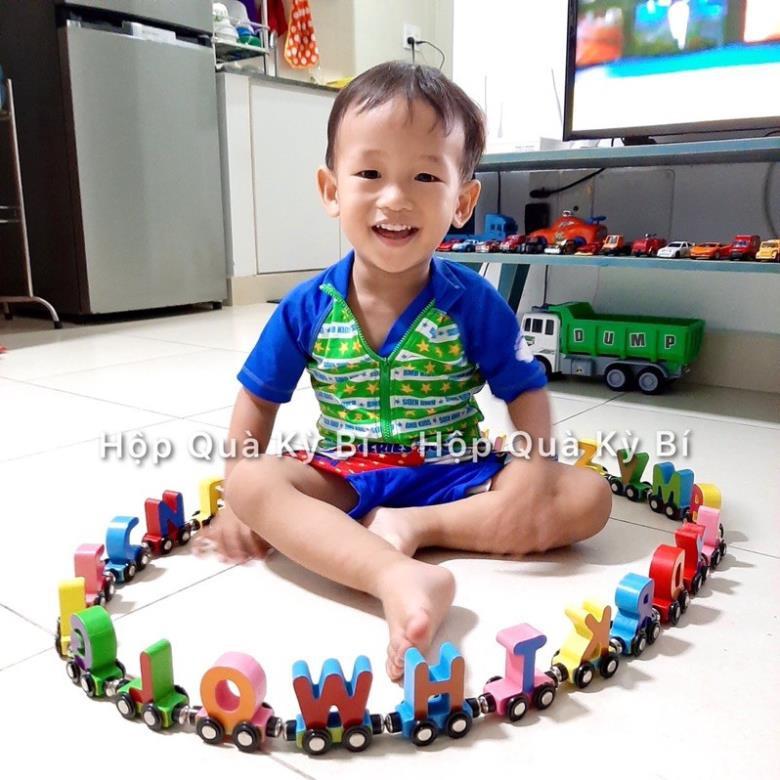 Đoàn tàu nam châm chữ/số