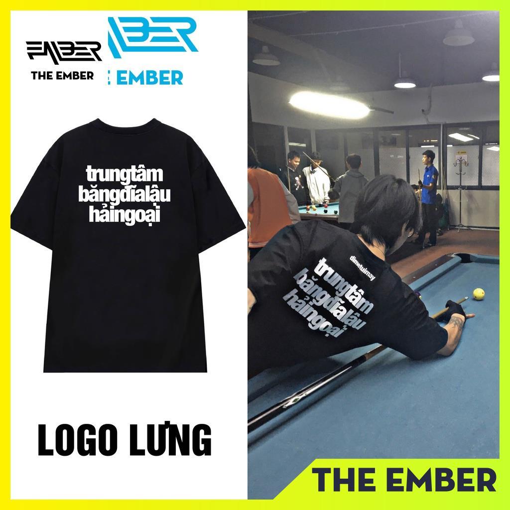 Áo thun Trung Tâm Băng Đĩa Lậu Hải Ngoại logo To dáng oversize - The Ember