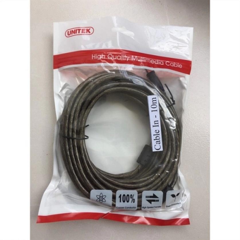 Cáp USB In 2.0 (10m) Unitek (Y-C 431) - HÀNG CHÍNH HÃNG