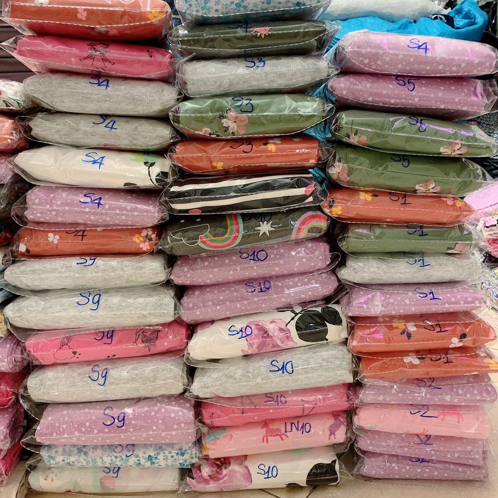 Quần legging lửng bé gái mùa hè combo 5c cotton co giãn chuẩn đẹp