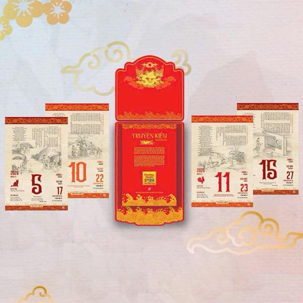 Lịch Bloc Siêu Đại 2026 Trọn Bộ - Truyện Kiều