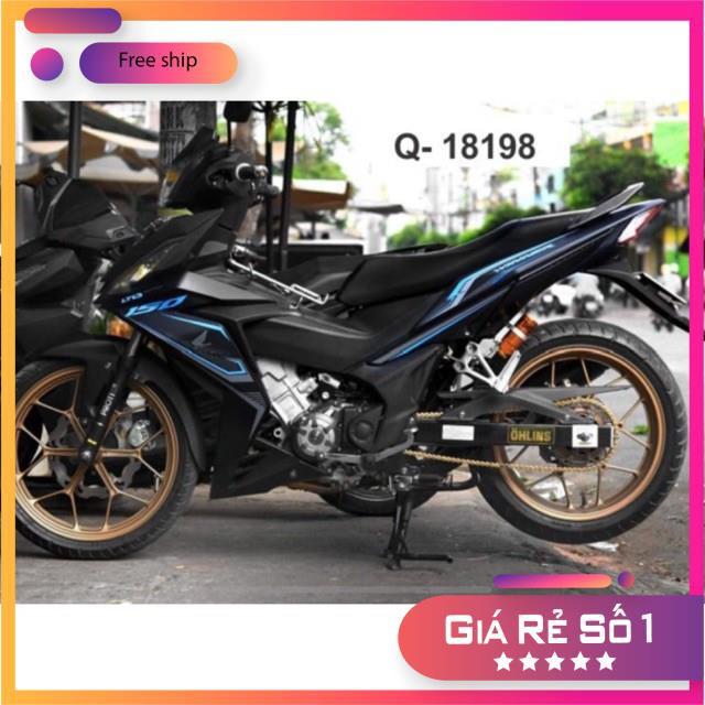 Tem rời dành cho xe winner tổ ong xanh đen