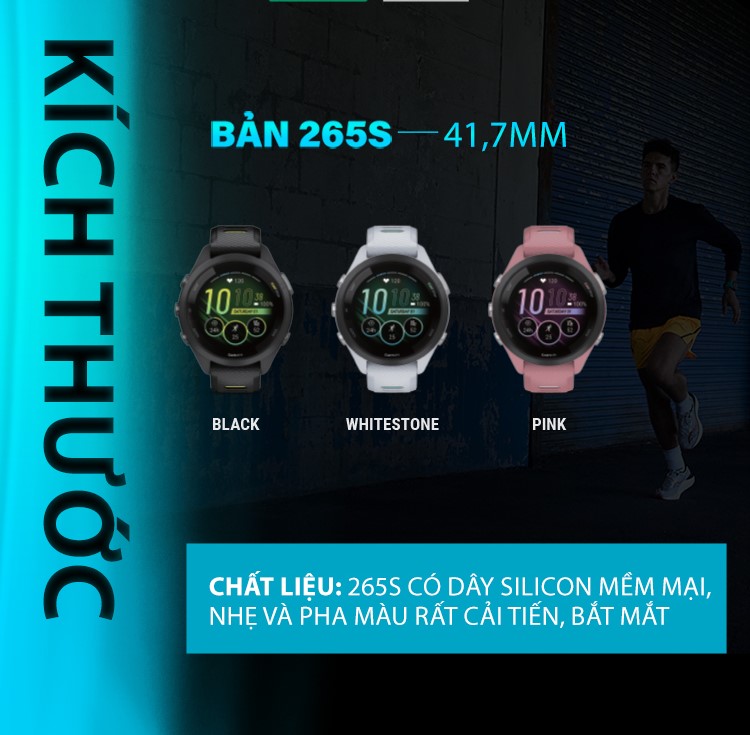 Đồng hồ Garmin Forerunner 265S_Mới, hàng chính hãng
